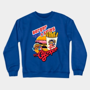 Space Glooper - Burger and Fries Crewneck Sweatshirt